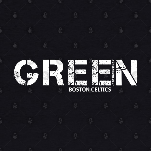 Green Boston Celtics by teesmile